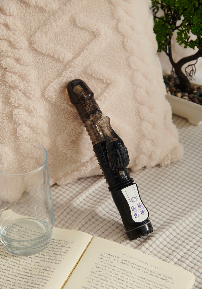 Sweetvibes Jelly δονητής Vibrating dolphin - Μαύρο