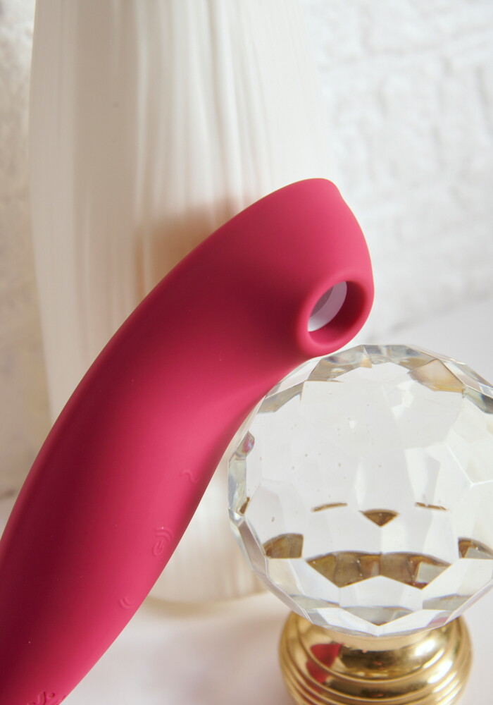 Δονητής κλειτορίδας SATISFYER TWIRLING PRO - Φούξια φωτογραφία